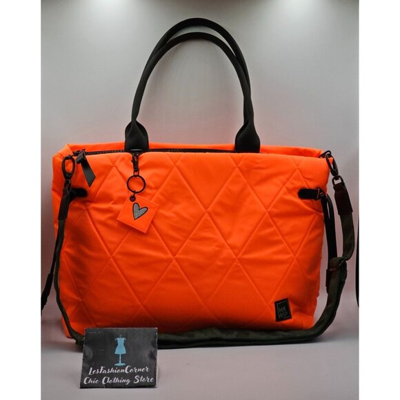 IHKWIP Women's Neon Orange Shawn Killinger X Haute Tote With Guitar Strap 2923 - Picture 2 of 13